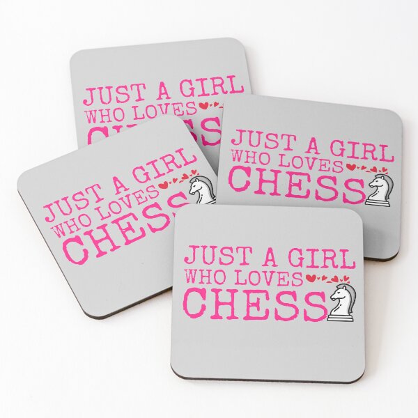 Item preview, Just a girl who loves chess 4 designed and sold by PositiveStudio.