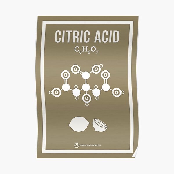 Citric Acid Poster