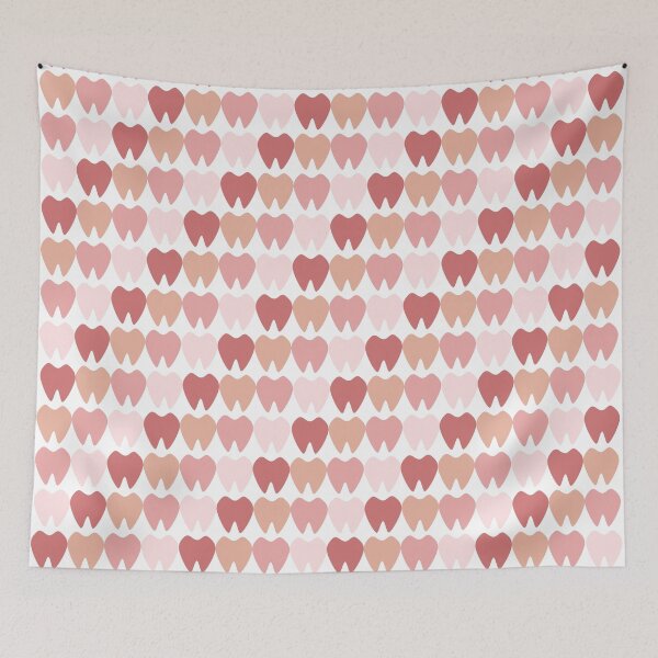 Item preview, Dental Valentine Pattern - Dental Valentines Day Print designed and sold by CulturalMesh.