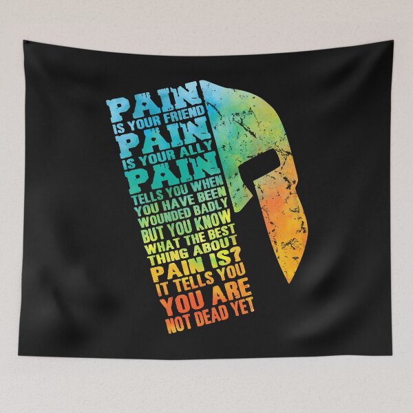 Item preview, Spartan Pain Is Your Friend Idea Gift For Spartan Warrior designed and sold by teest2209.