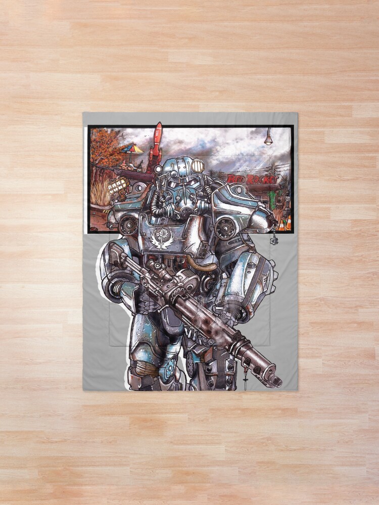 Alternate view of Fallout 4: Brotherhood of Steel Soldier Art Comforter