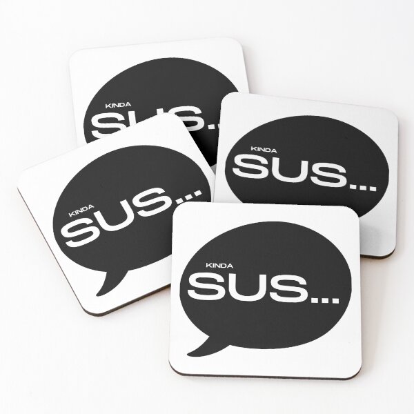 Item preview, Kinda Sus... (Black) designed and sold by MonarchMerch.