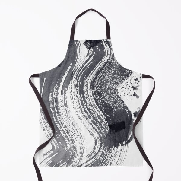 Item preview, ink explorations (014) - abstract black ink brush stroke painting designed and sold by expl-rations.