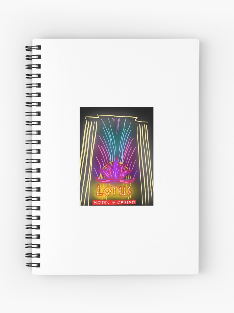 Lotus Hotel And Casino Spiral Notebook For Sale By Dagnyrose Redbubble