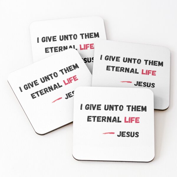 Item preview, I Give Unto Them Eternal Life -Jesus  designed and sold by Calebchc.