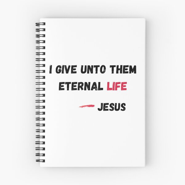 Item preview, I Give Unto Them Eternal Life -Jesus  designed and sold by Calebchc.