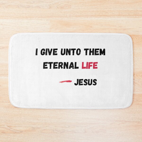 Item preview, I Give Unto Them Eternal Life -Jesus  designed and sold by Calebchc.