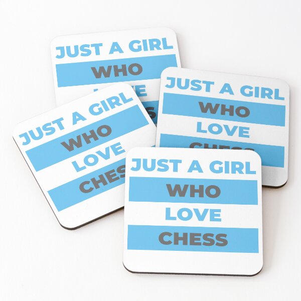 Item preview, Just A Girl Who Loves Chess designed and sold by lodarohit.