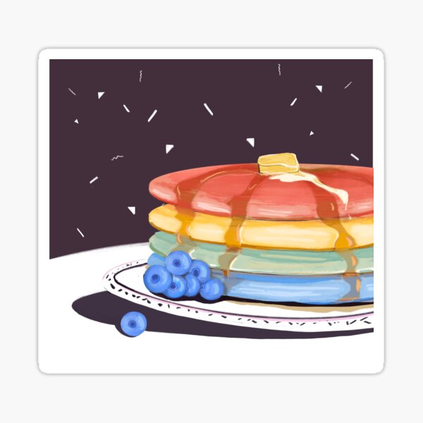 Item preview, Colorful Pancakes designed and sold by DalissaNieves.