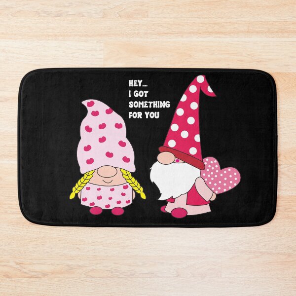 Item preview, Gnomes Holding Heart Valentines Hey I Got Something For You designed and sold by YueHeng Creates ⭐⭐⭐⭐⭐.