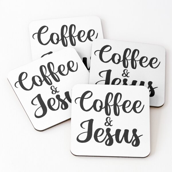 Item preview, Coffee and Jesus designed and sold by The Little Wood Cottage.