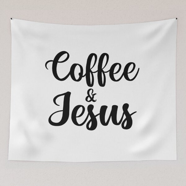 Item preview, Coffee and Jesus designed and sold by The Little Wood Cottage.