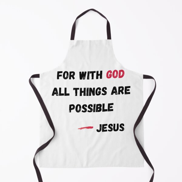 Item preview, For With God All Things Are Possible -Jesus designed and sold by Calebchc.