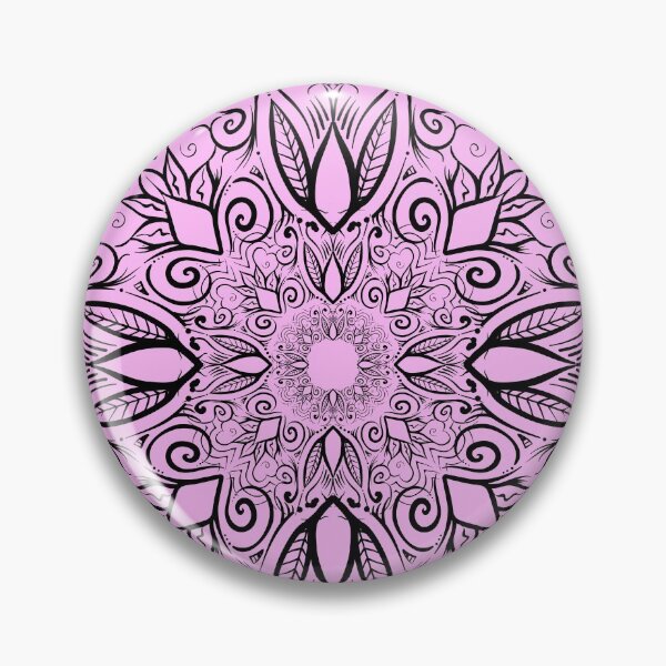 Aperçu de l'œuvre Cercle floral rose créée et vendue par Asma Esmail.