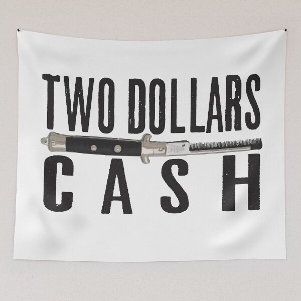 Item preview, Two Dollars.  Cash. designed and sold by Fake Band Tees.