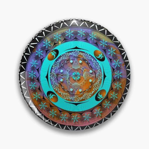 Item preview, Multi colored round pattern designed and sold by mapz712.