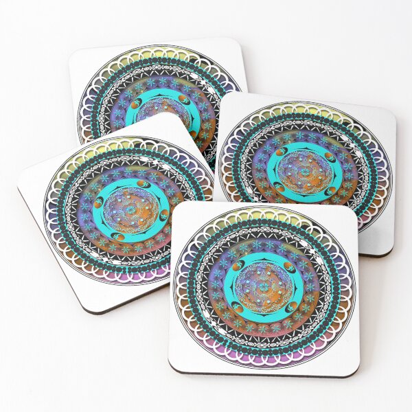 Item preview, Multi colored round pattern designed and sold by mapz712.