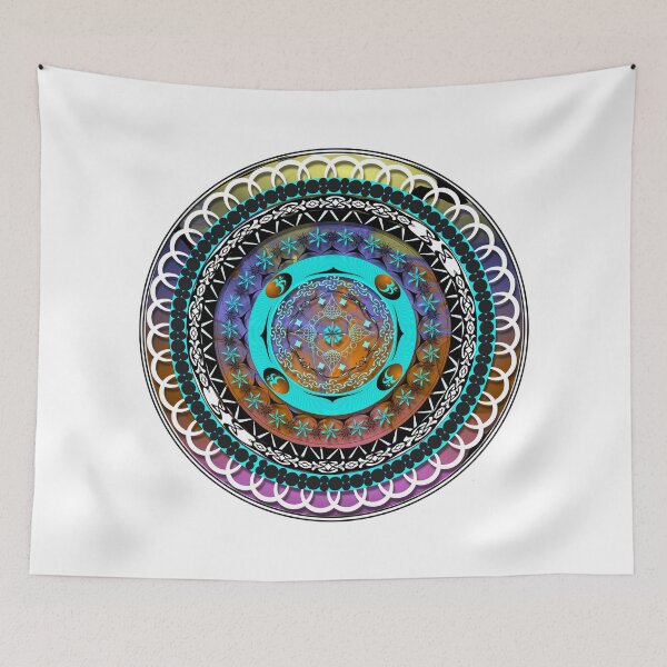 Item preview, Multi colored round pattern designed and sold by mapz712.