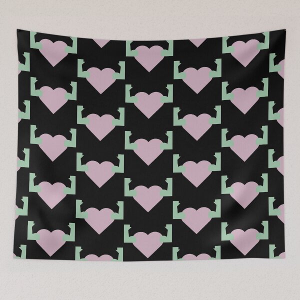 Item preview, Open Arms Heart Muscle Arms Valentines Day designed and sold by Drnksuzys.