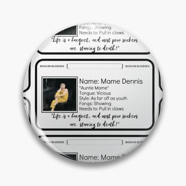 Item preview, Mame Dennis "Mame" ID Card designed and sold by rosesbwayshop.