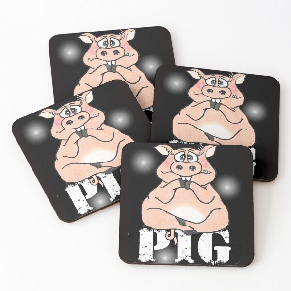 Item preview, Cute pig  designed and sold by Shirley cute art .