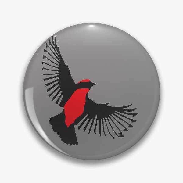 Item preview, Powerful Vermillion Flycatcher designed and sold by Rosa Elena Albornoz Mendez.