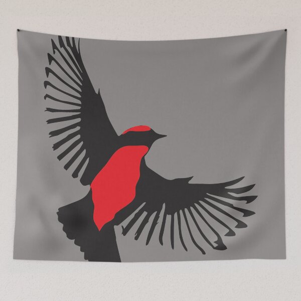 Item preview, Powerful Vermillion Flycatcher designed and sold by Rosa Elena Albornoz Mendez.