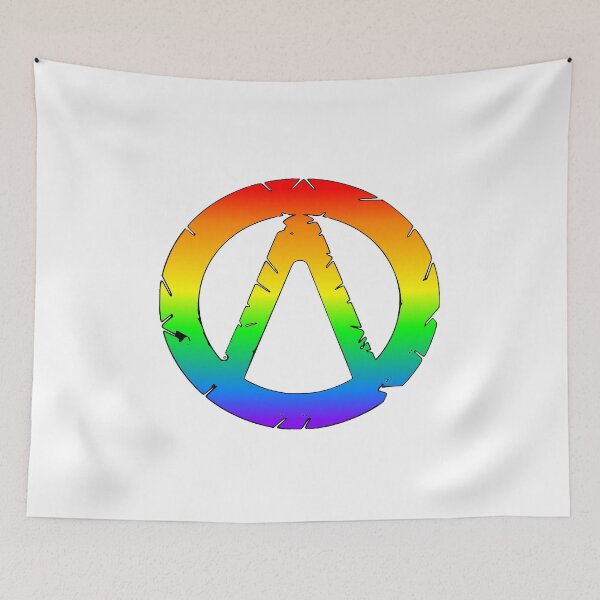 Item preview, Rainbow Borderlands logo designed and sold by KingKDesings.