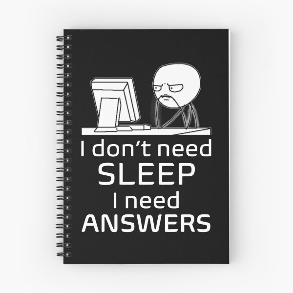 Item preview, I don't need sleep, I need answers Coding Programming Meme Funny T-Shirt designed and sold by Nerdherfer.