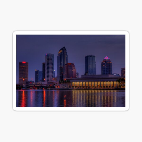 Tampa Skyline Sticker
