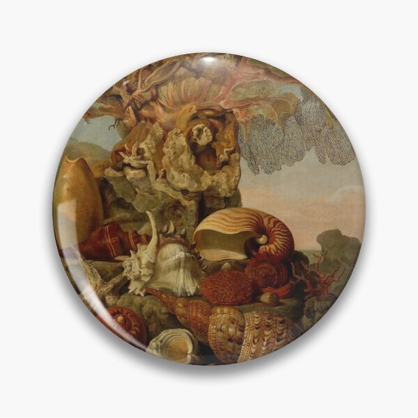 Item preview, Shells and Marine Plants by Henricus Franciscus Wiertz, Northern Netherlands, 1809 designed and sold by Shapes-Mania.