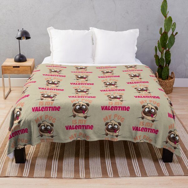 Item preview, My Pug Is My Valentine designed and sold by brooklyntowner.