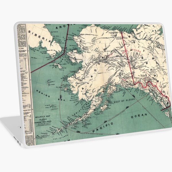 ALASKA GOLD RUSH SURVIVAL MAP/GUIDE 1897 Poster for Sale by Daniel  Hagerman