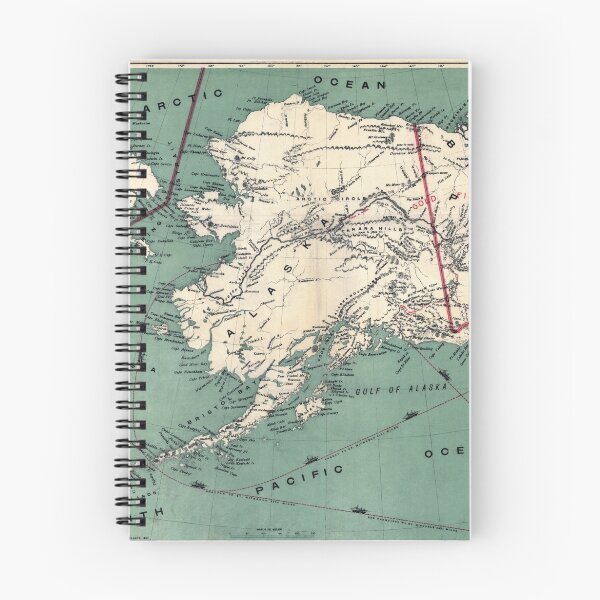 Item preview, ALASKA GOLD RUSH SURVIVAL MAP/GUIDE  1897 designed and sold by Daniel Hagerman.