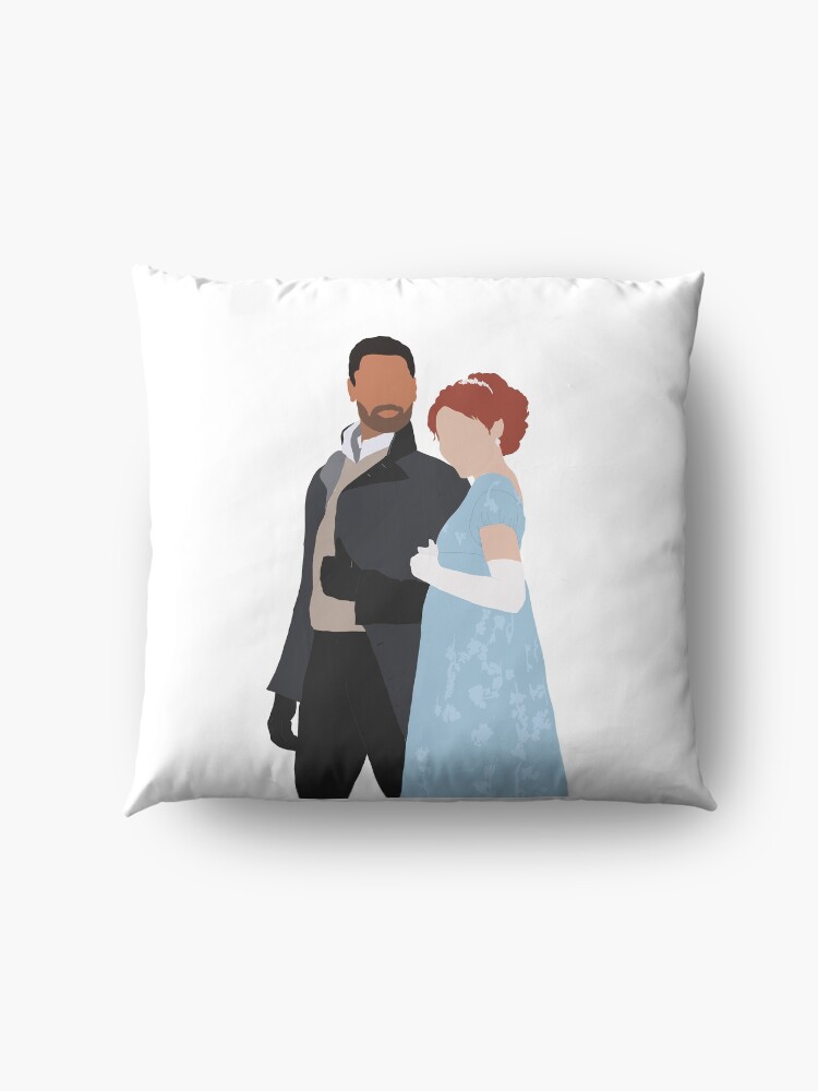 Alternate view of daphne & simon - bridgerton Floor Pillow