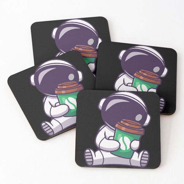 Item preview, Funny Astranaut with Coffee cup designed and sold by Cutefy.