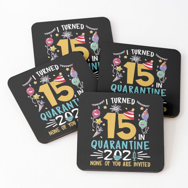 Item preview, I Turned 15 In Quarantine 2021 15th Birthday 15 Year Old designed and sold by michaelscoe.