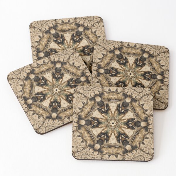 Item preview, Kaleidoscope Star Flower V - Oriental Floral Earth Tones Mandala designed and sold by gphotobox.