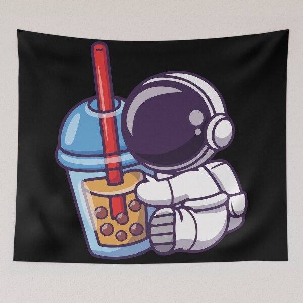 Item preview, Funny Astranaut with Coffee cup designed and sold by Cutefy.