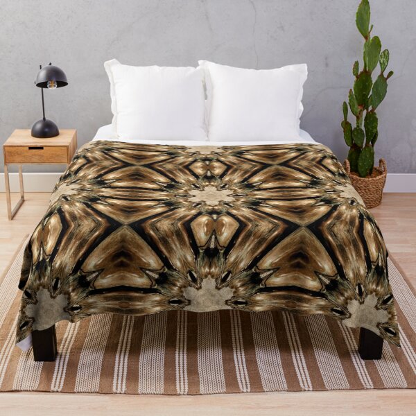 Item preview, Kaleidoscope Star Flower VI - Oriental Floral Earth Tones Mandala designed and sold by gphotobox.