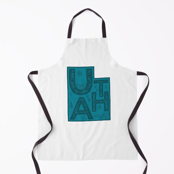 Item preview, Utah Map Typography Navy designed and sold by HelloGentry.