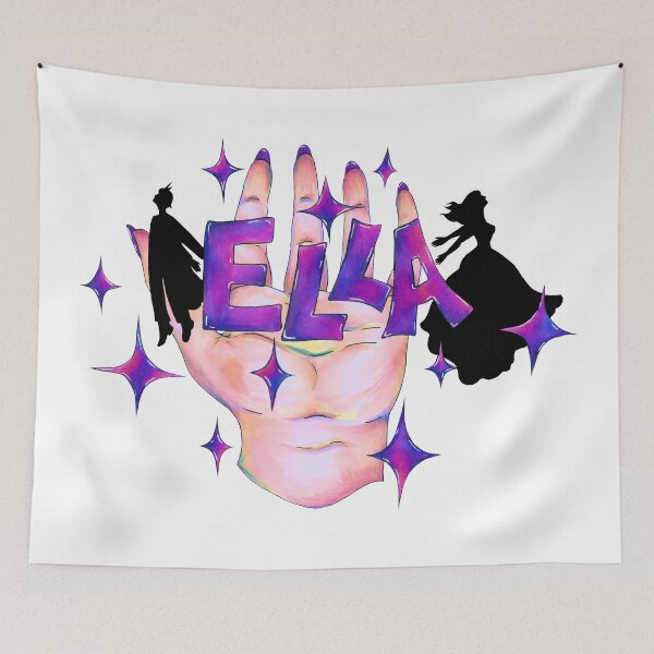 Item preview, Ella Name Art designed and sold by AvalonUnmuzzled.