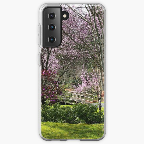 Almost Noon with Plum Blossoms in Japanese Garden Samsung Galaxy Soft Case