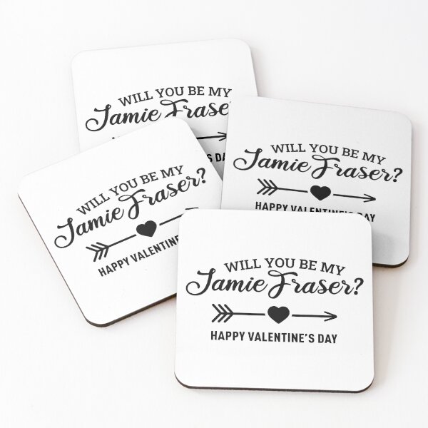 Item preview, Will You Be My Jamie Fraser? (Valentine's Day Edition) - Black designed and sold by FilipeFerreira.