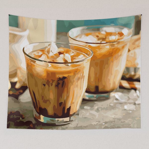 Item preview, Iced Chestnut Praline Latte designed and sold by GL Digital Artwork .
