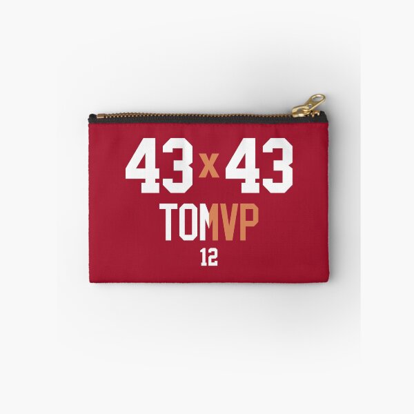 Item preview, Limited Edition Tam Brady 43 x 43 Touchdowns Shirt, Tom MVP 12 Shirt, Bucs MVP shirt, Mug, Hoodie, Sticker, Throw Blanket, Tapestry & Mask! designed and sold by GoatGear.