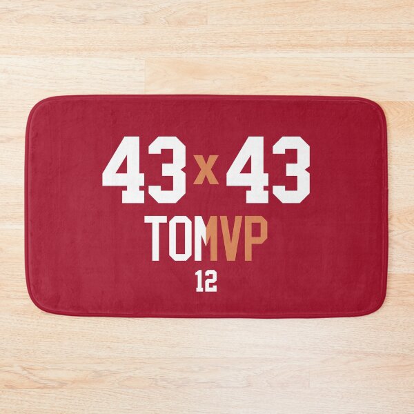 Item preview, Limited Edition Tam Brady 43 x 43 Touchdowns Shirt, Tom MVP 12 Shirt, Bucs MVP shirt, Mug, Hoodie, Sticker, Throw Blanket, Tapestry & Mask! designed and sold by GoatGear.