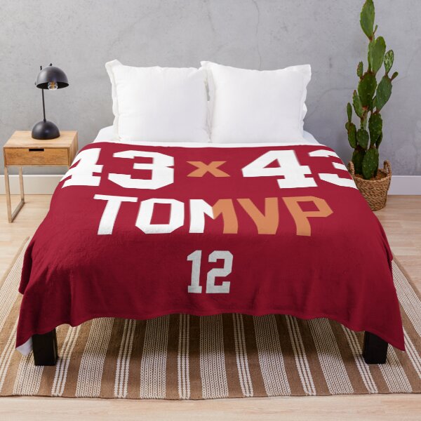 Item preview, Limited Edition Tam Brady 43 x 43 Touchdowns Shirt, Tom MVP 12 Shirt, Bucs MVP shirt, Mug, Hoodie, Sticker, Throw Blanket, Tapestry & Mask! designed and sold by GoatGear.