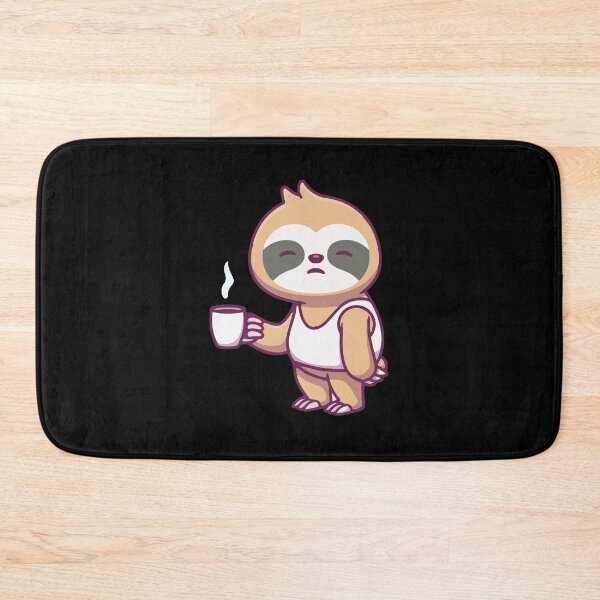 Item preview, Funny Sloth with Coffee cup designed and sold by Cutefy.