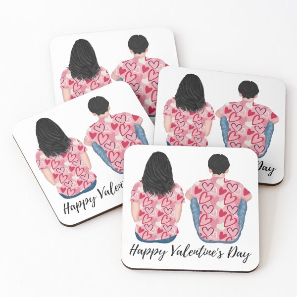 Item preview, happy valentine's day couple  designed and sold by atevern.